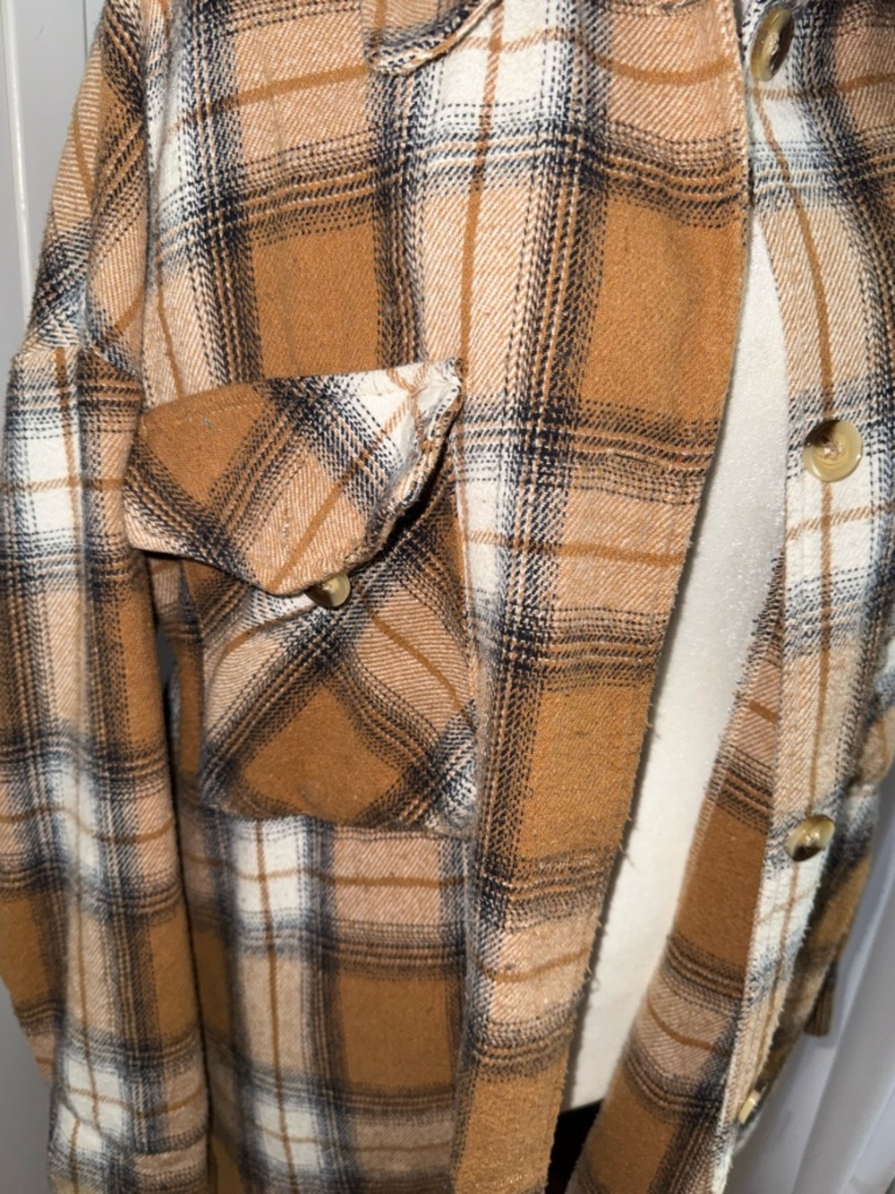 Long Plaid jacket - Picture 2 of 12